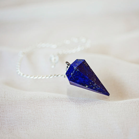 Lapis Lazuli Pendulum Set